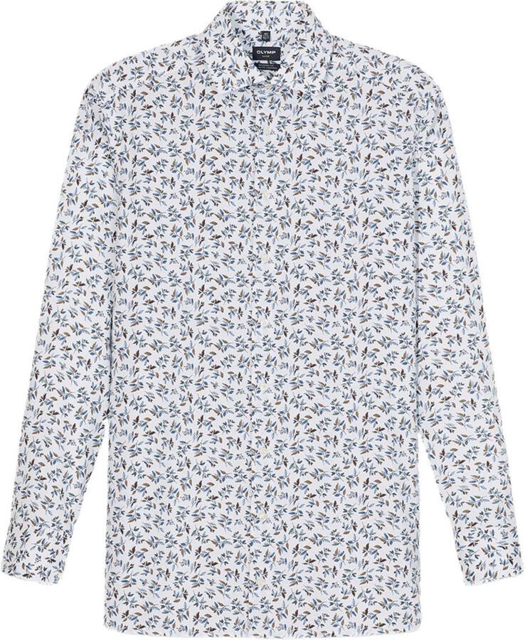 Olymp getailleerd casual overhemd wit