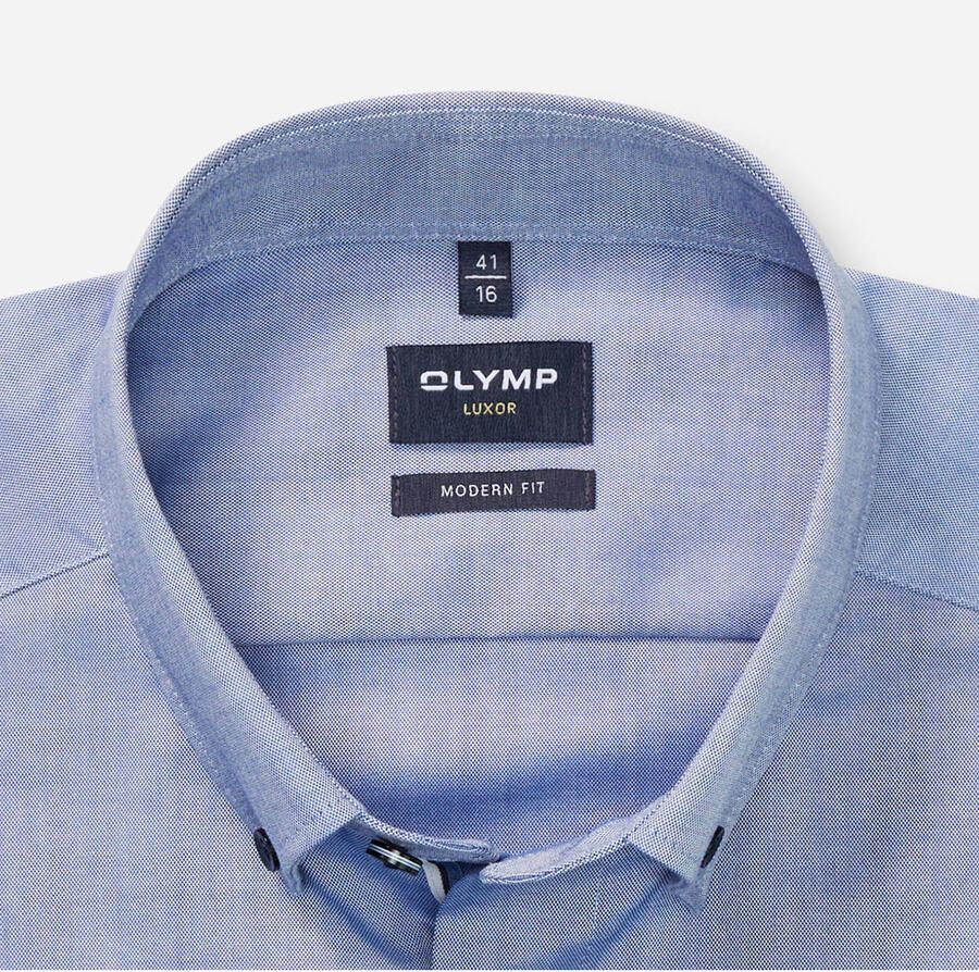 OLYMP Overhemd met lange mouwen Luxor modern fit modern fit businessoverhemd button-down kraag - Foto 2