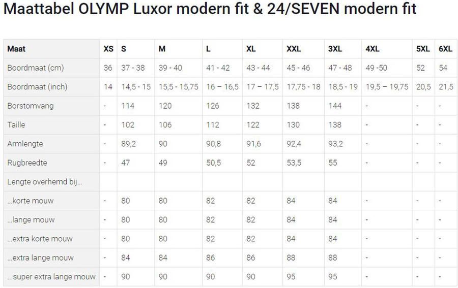 Olymp jersey overhemd 24 7 Luxor modern fit blauw - Foto 3