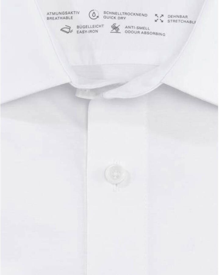 OLYMP Overhemd met lange mouwen Luxor 24 Seven modern fit jersey shirt met geurremmende materiaaleigenschappen - Foto 3