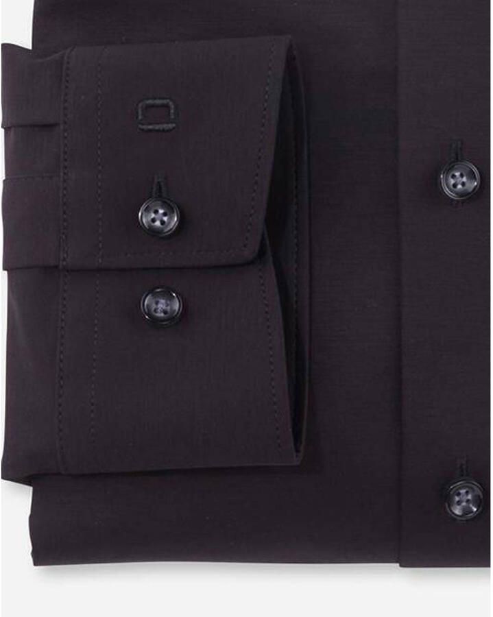 OLYMP Overhemd met lange mouwen Luxor 24 Seven modern fit jersey shirt met geurremmende materiaaleigenschappen