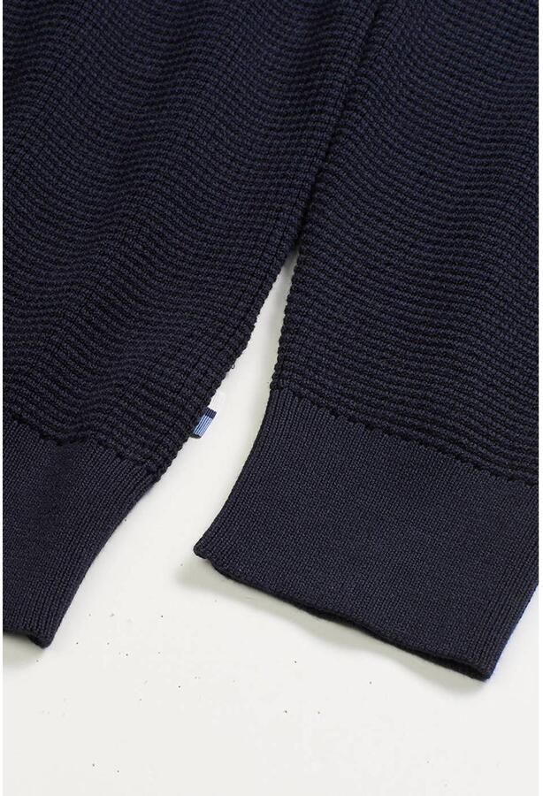 OLYMP Trui met ronde hals Waffle Structure Ronde hals casual effen regular fit - Foto 3
