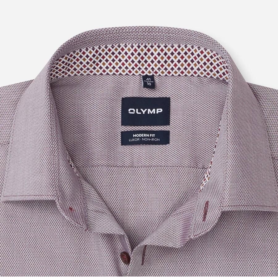 Olymp modern fit zakelijk overhemd van pure katoen - Foto 2