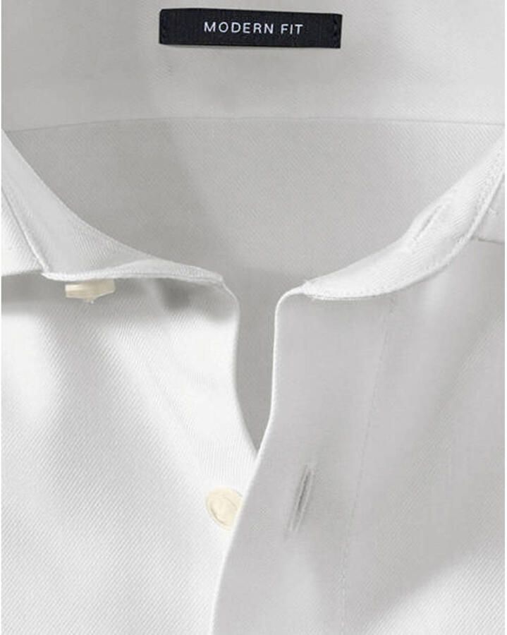 Olymp Regular fit zakelijk overhemd van twill met extra lange mouwen