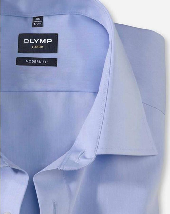 OLYMP Businessoverhemd Luxor modern fit extra lange mouwen strijkvrij met borstzak effen - Foto 2