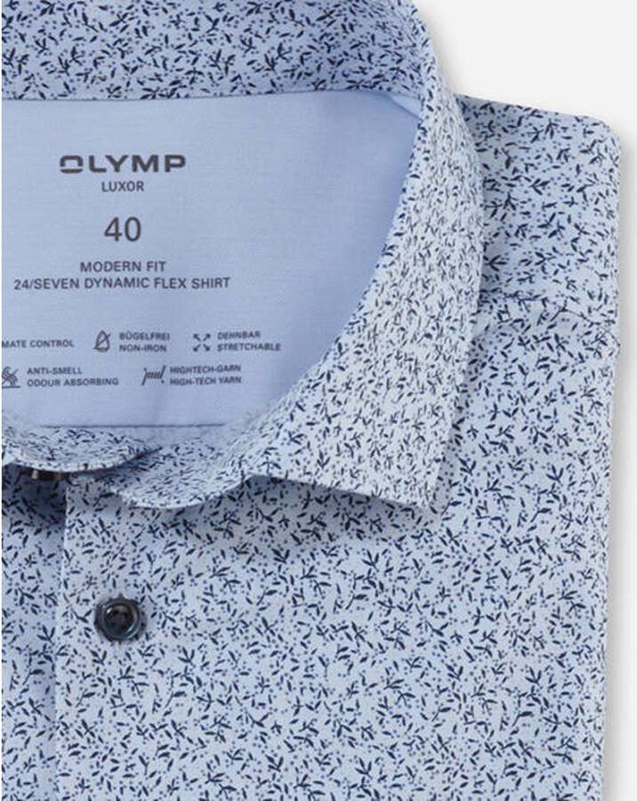 Olymp zakelijk overhemd Luxor blauw - Foto 3