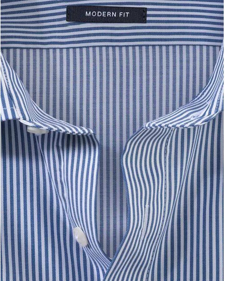 Olymp Regular fit zakelijk overhemd van katoen met extra lange mouwen