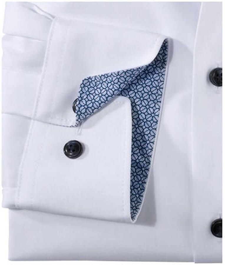 OLYMP Businessoverhemd Luxor modern fit met contrastkleurige details
