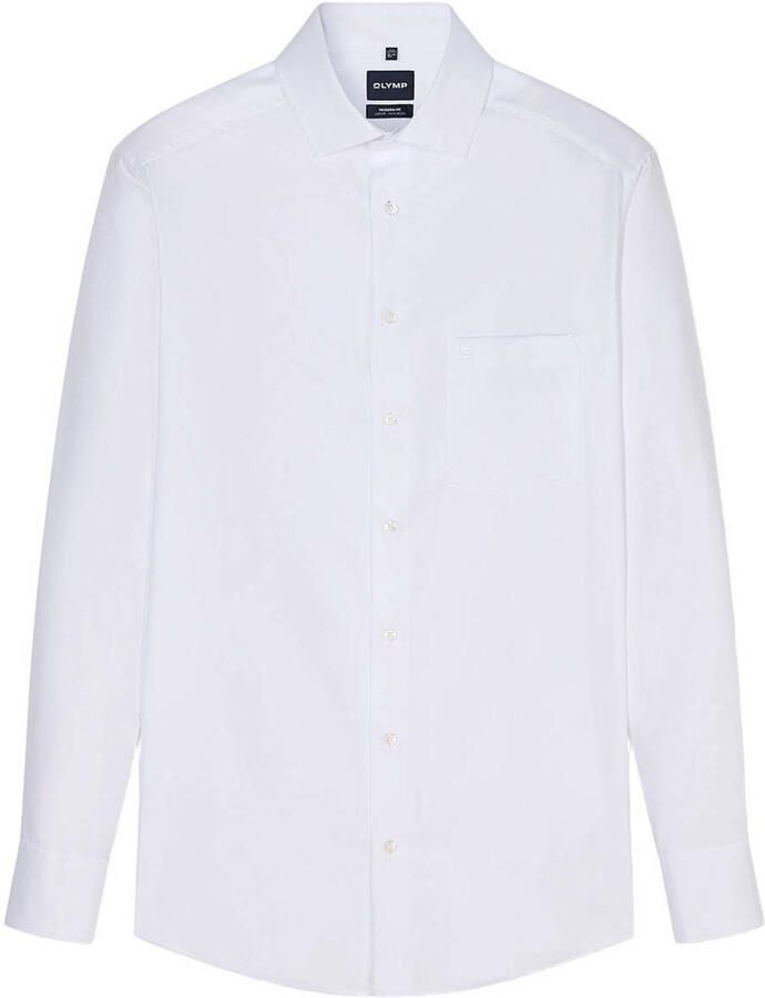 Olymp Regular fit zakelijk overhemd van twill met extra lange mouwen - Foto 3