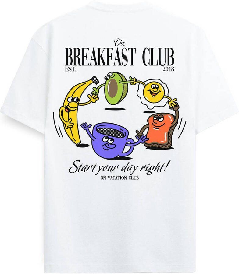 On Vacation Club T-shirt wit - Foto 2