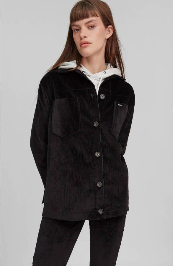 O'Neill corduroy blouse zwart