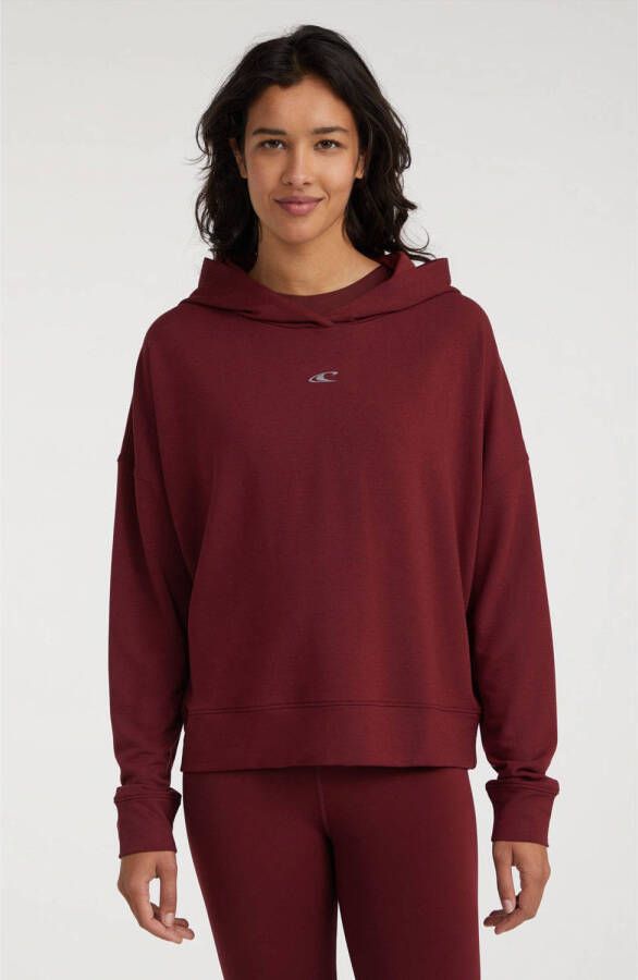 O'Neill hoodie met all over print bordeaux