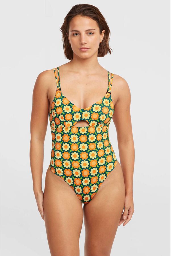 O'Neill badpak O'Riginals groen oranje - Foto 3