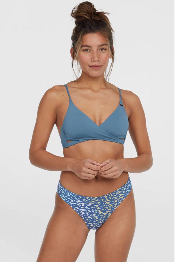 O'Neill bikinibroekje Rita blauw geel