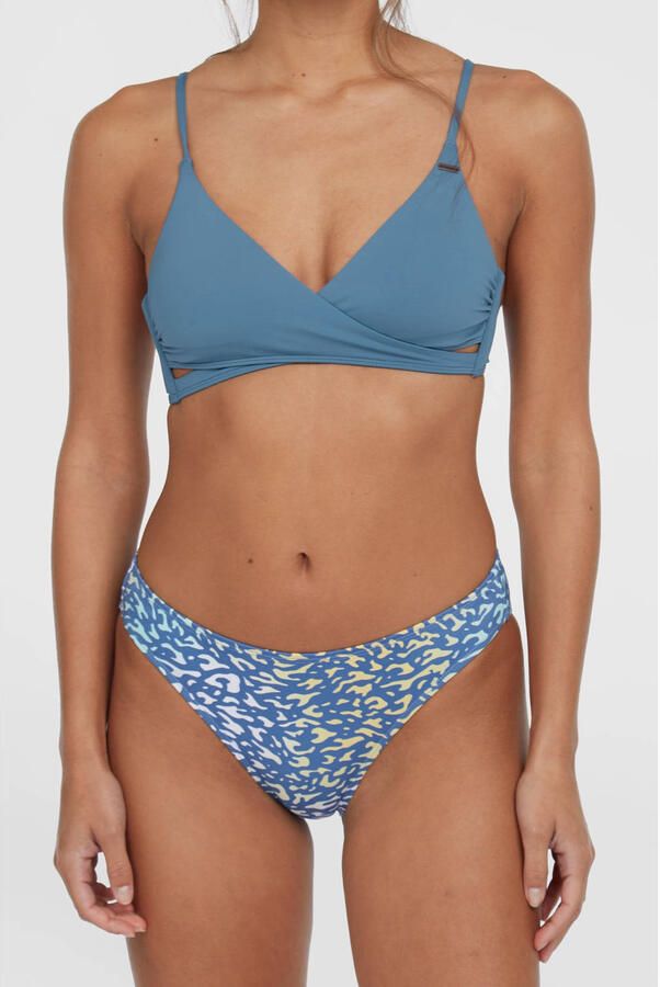 O'Neill bikinibroekje Rita blauw geel