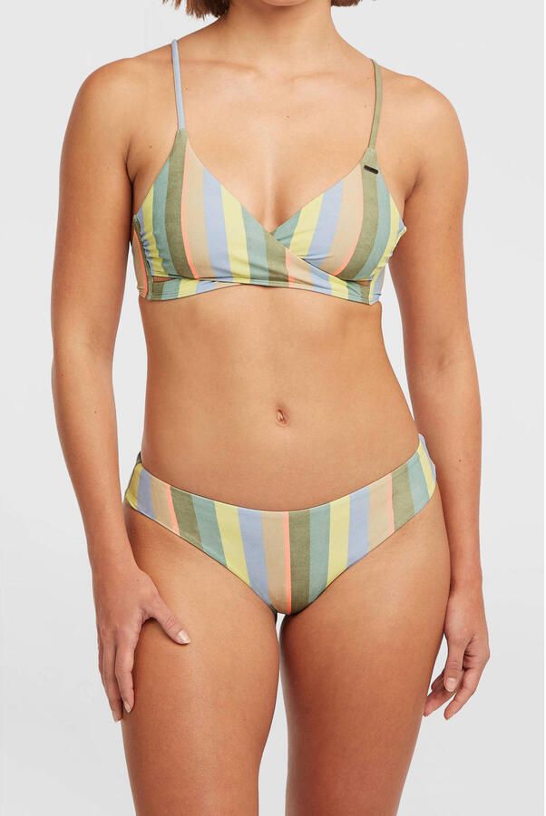 O'Neill brazilian bikinibroekje Maoi groen lichtblauw geel - Foto 3