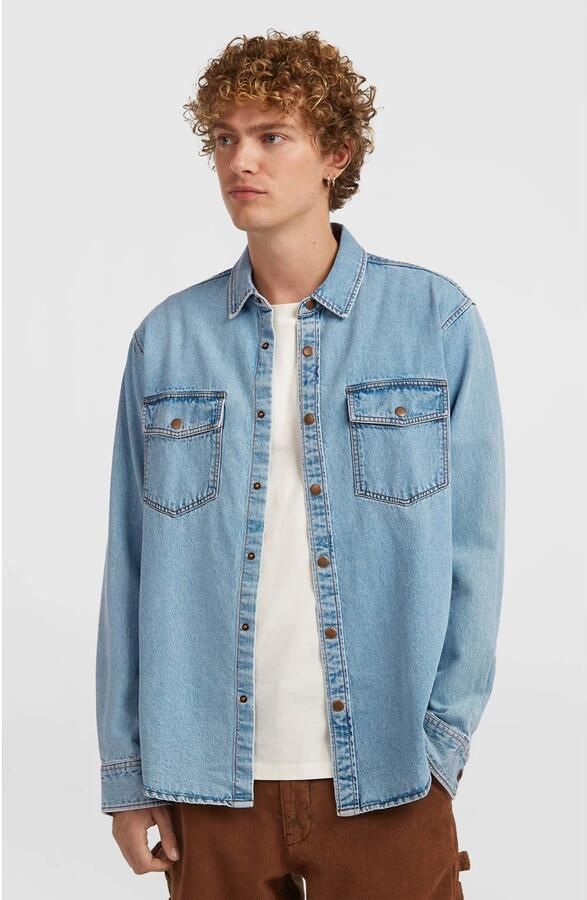 O'Neill casual overhemd blauw