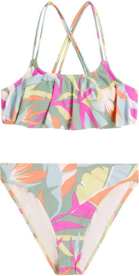 O'Neill crop bikini Tropics groen multi
