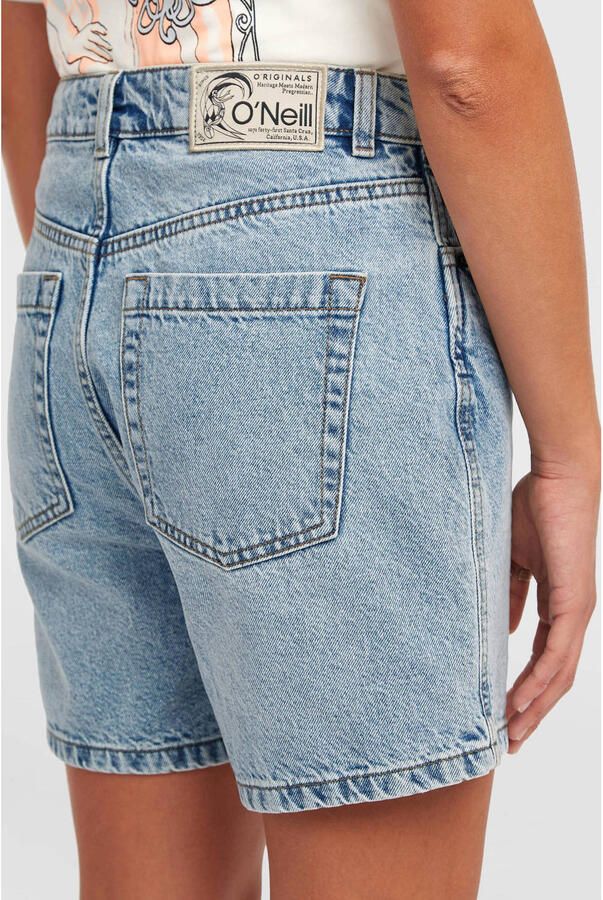 O'Neill denim wide leg regular waist short medium blue denim - Foto 3