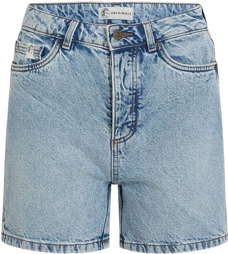 O'Neill denim wide leg regular waist short medium blue denim - Foto 2