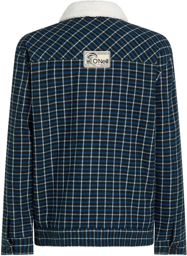 O'Neill flanel geruite tussenjas blauw - Foto 2