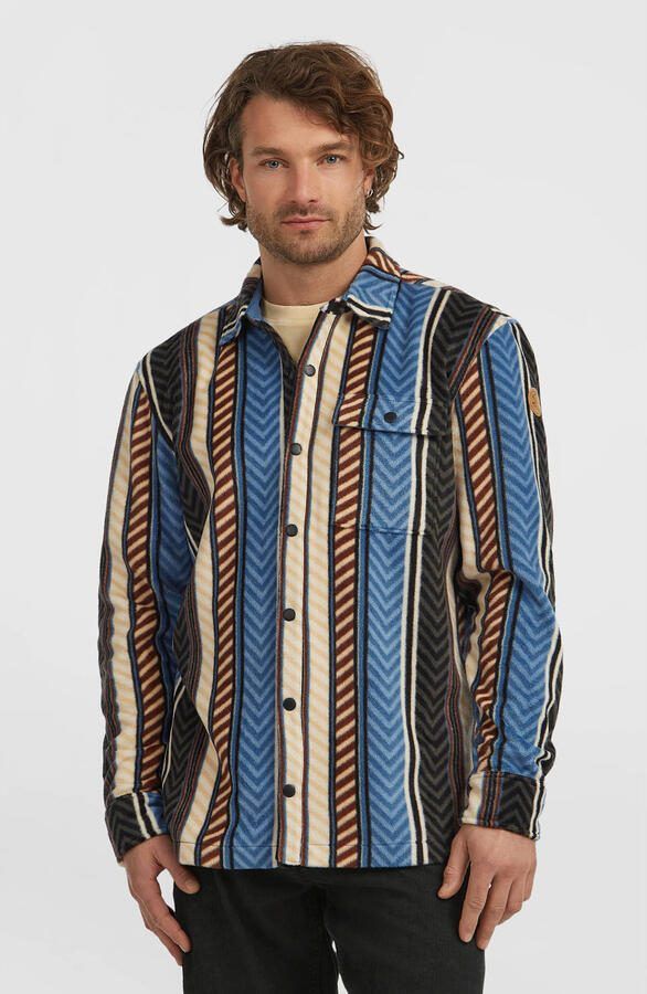 O'Neill fleece overhemd blauw