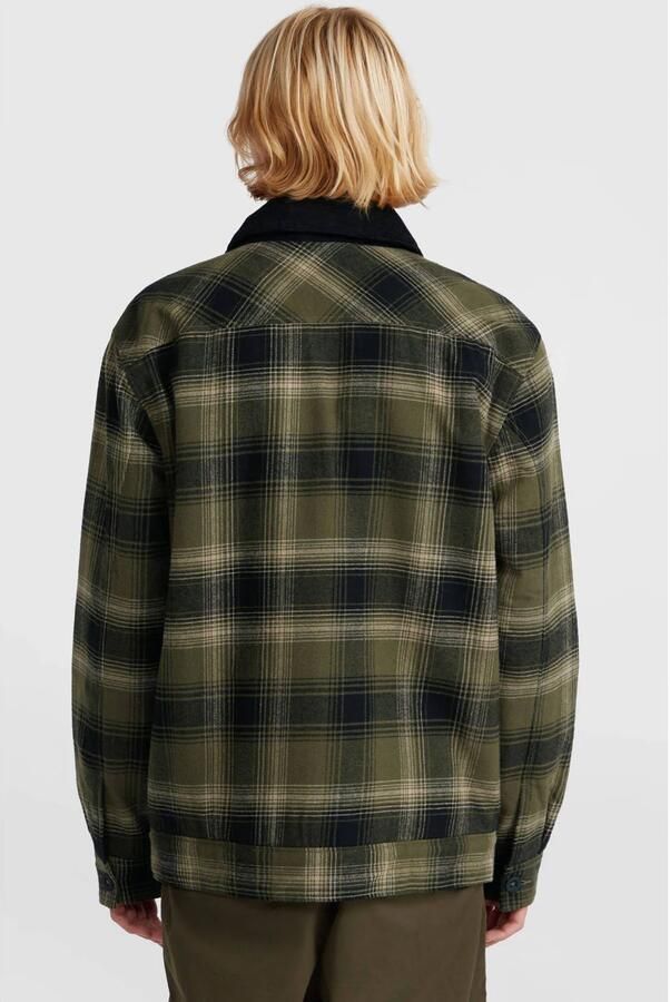 O'Neill geruit flanellen overshirt groen