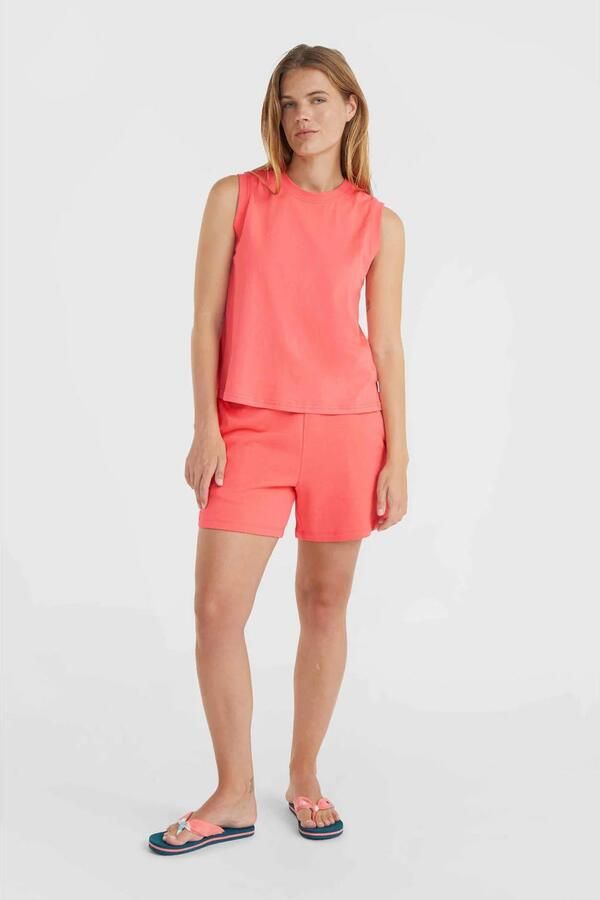 O'Neill high waist regular fit short met printopdruk roze - Foto 2