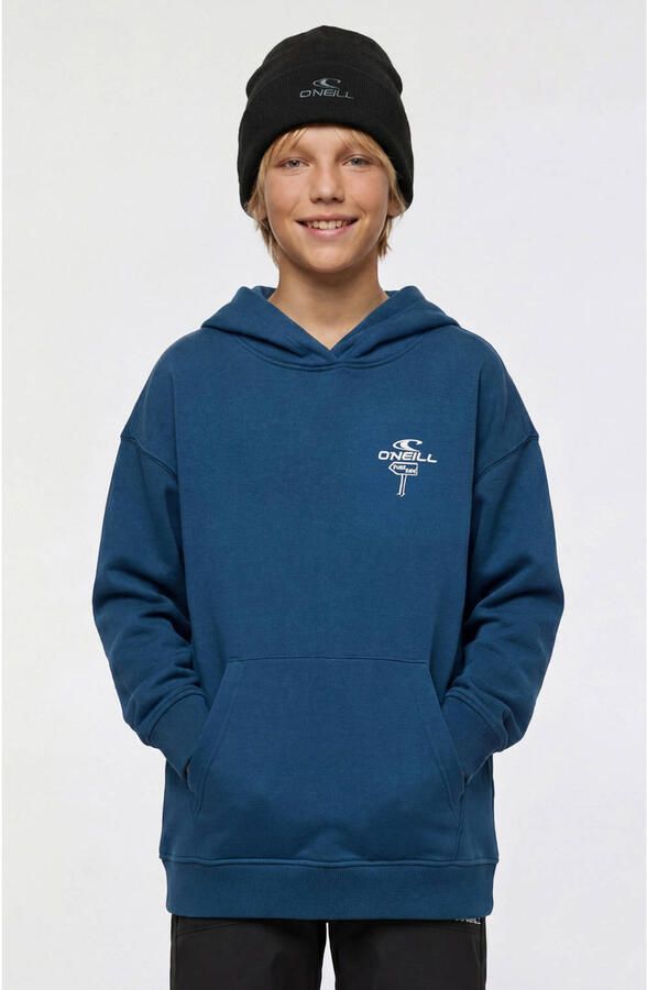 O'Neill hoodie met backprint blauw