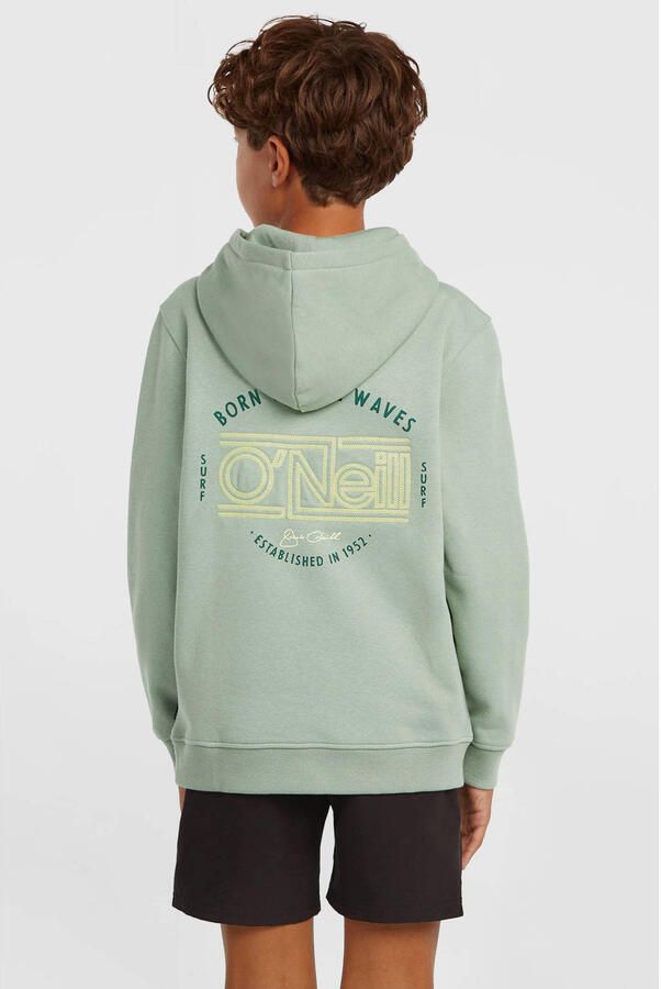 O'Neill hoodie met backprint lichtgroen - Foto 2