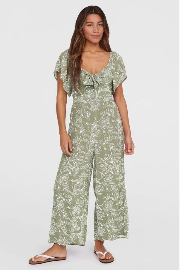 O'Neill jumpsuit lichtgroen ecru