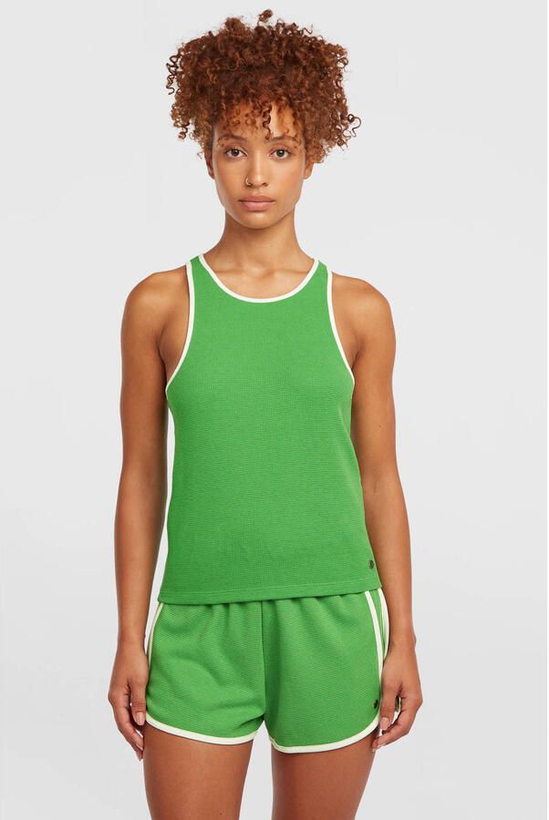 O'Neill mouwloze top groen