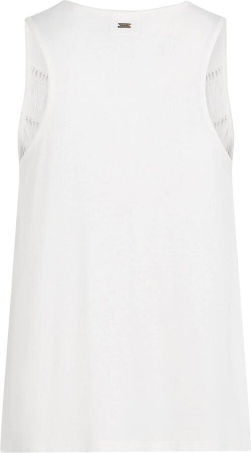 O'Neill mouwloze top wit broderie - Foto 3