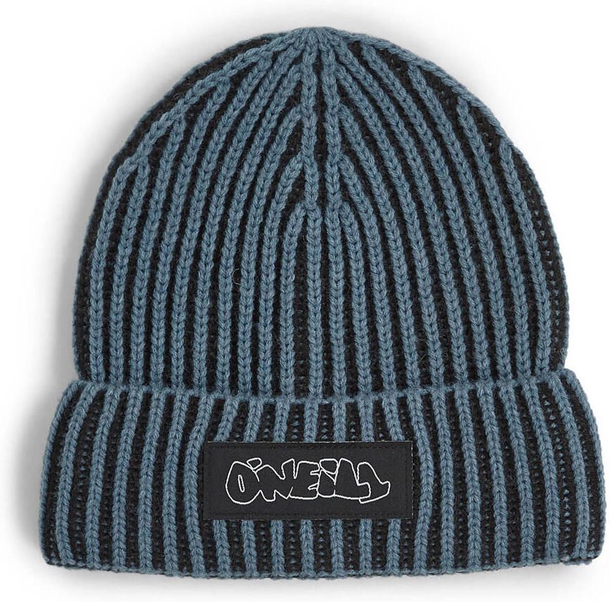O'Neill ribgebreide muts blauw