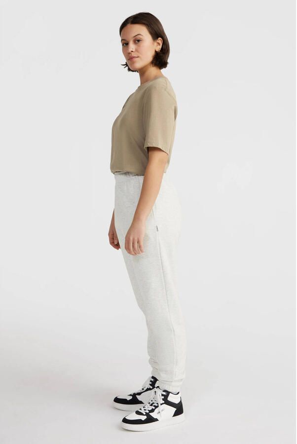 O'Neill straight fit joggingbroek met logo lichtgrijs