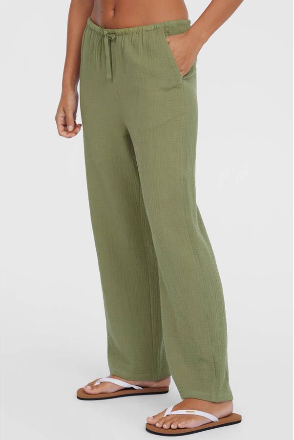 O'Neill straight low waist broek kaki