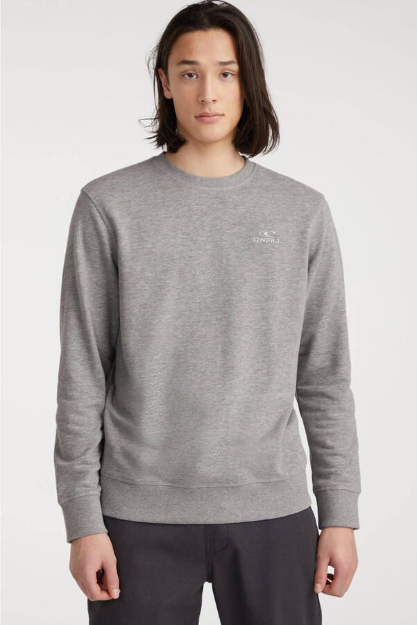 O'Neill sweater met logo grijs