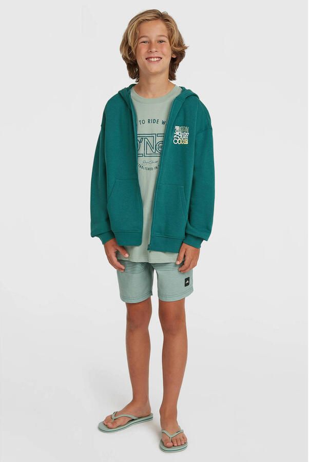 O'Neill sweatvest met backprint donkergroen - Foto 2