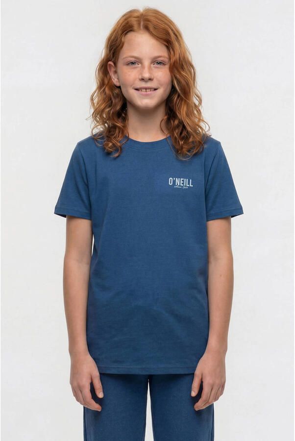 O'Neill T-shirt blauw Meisjes Katoen Ronde hals Effen