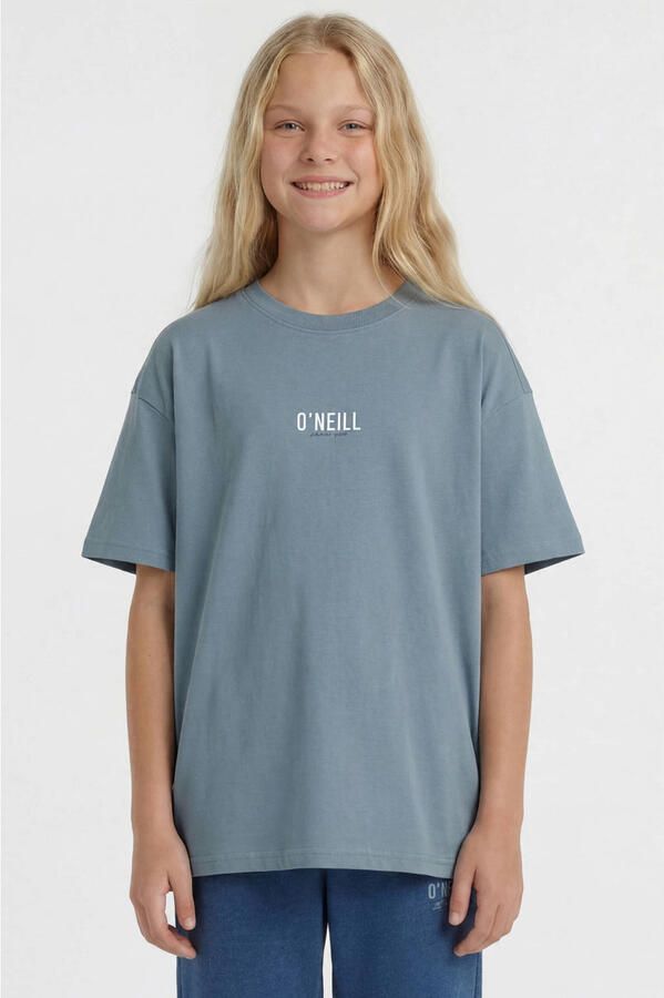 O'Neill T-shirt blauw Meisjes Katoen Ronde hals Effen - Foto 3