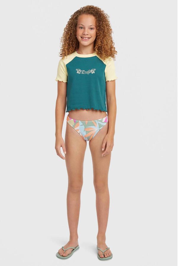 O'Neill T-shirt donkergroen rib gebreid - Foto 2