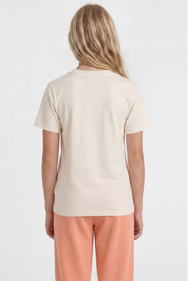 O'Neill T-shirt ecru Meisjes Katoen Ronde hals Effen - Foto 3