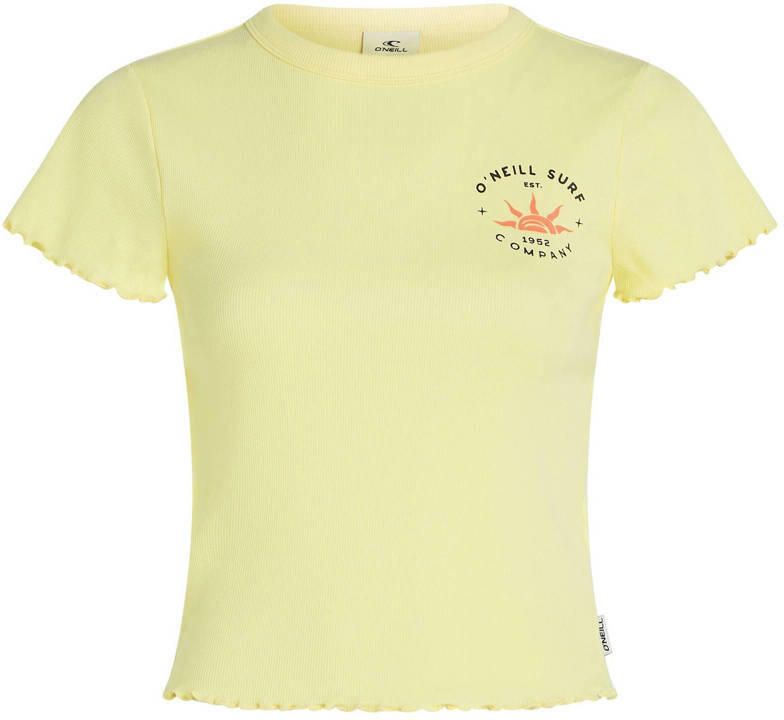 O'Neill T-shirt geel rib gebreid - Foto 2