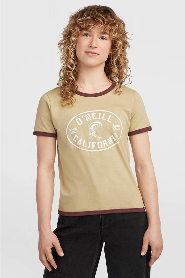 O'Neill T-shirt lichtgroen