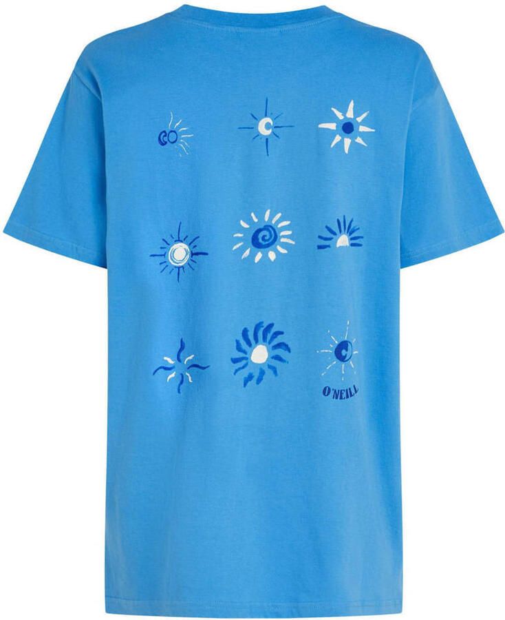 O'Neill T-shirt met backprint blauw - Foto 2