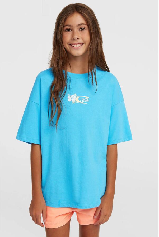 O'Neill T-shirt met backprint blauw