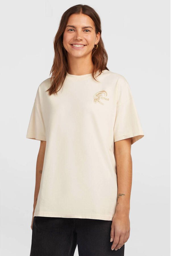 O'Neill T-shirt met backprint ecru - Foto 2