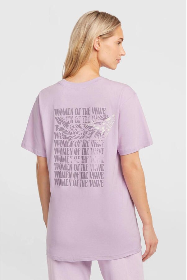 O'Neill T-shirt met backprint lila - Foto 3
