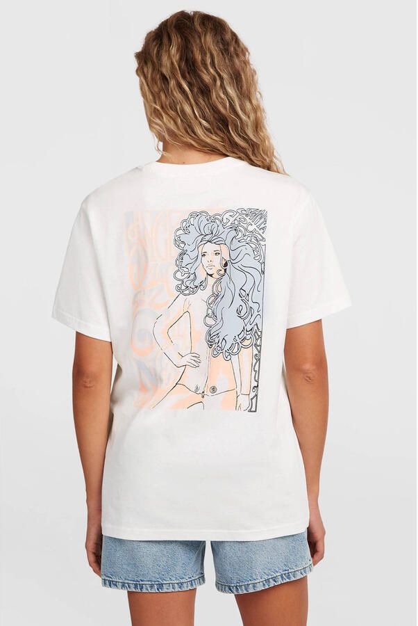 O'Neill T-shirt met backprint wit - Foto 3