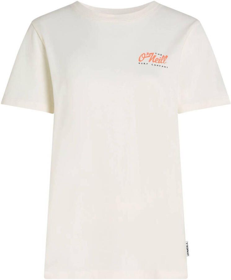 O'Neill T-shirt met backprint wit - Foto 2